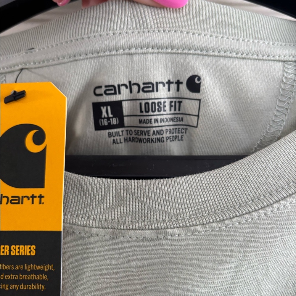 Carhartt Light Green Short Sleeve Tee - Picture 2 of 3